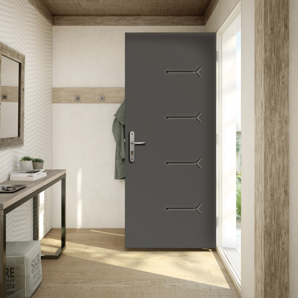 Porte d'entrée monobloc acier - Menuiserie Bouvet Porte d'entrée monobloc acier - Menuiserie Bouvet