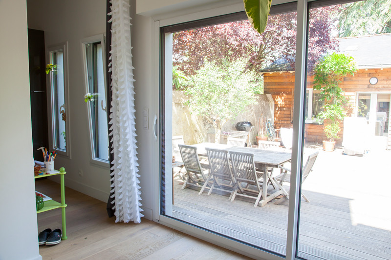 Baie coulissante aluminium / PVC - Menuiserie Bouvet Baie coulissante aluminium / PVC - Menuiserie Bouvet
