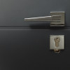 Poignée pour porte d'entrée monobloc aluminium ou PVC Poignée pour porte d'entrée monobloc aluminium ou PVC