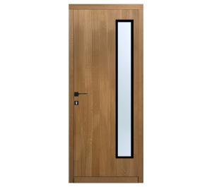 Porte d'entrée ouvrant monobloc bois modèle Lumio | Menuiseries Bouvet