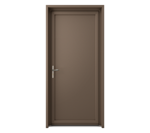 Porte marron pleine | Menuiseries Bouvet