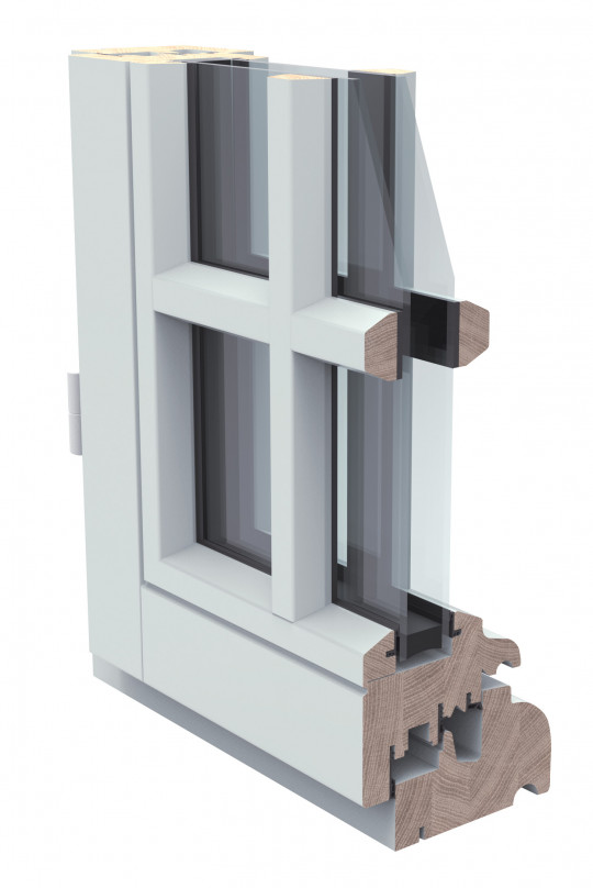 Angle fenêtre bois Orijine 58 | Menuiseries Bouvet