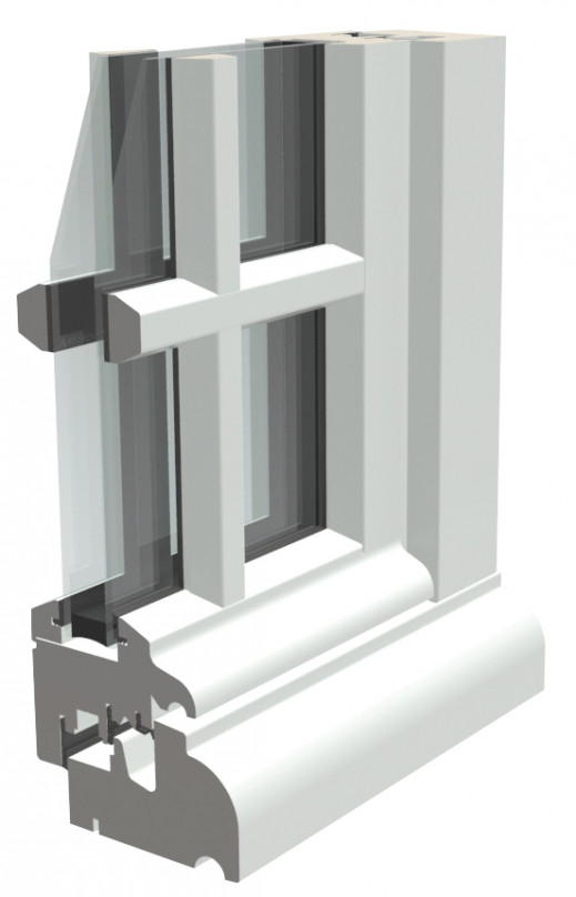 Angle fenêtre bois Orijine | Menuiseries Bouvet