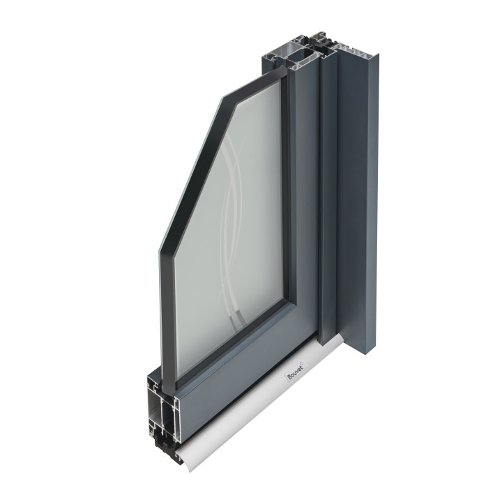 Image de coupe porte lumiere | Menuiseries Bouvet