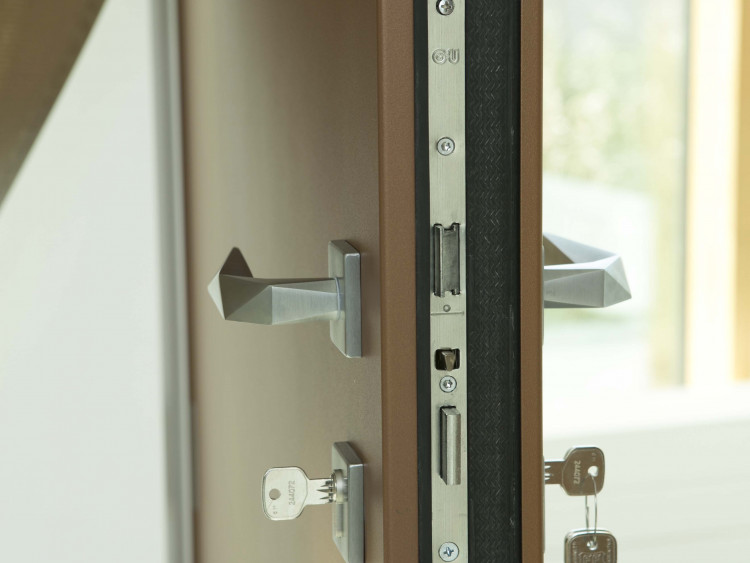 Porte d'entrée monobloc aluminium - Menuiserie Bouvet Porte d'entrée monobloc alumunium - Menuiserie Bouvet
