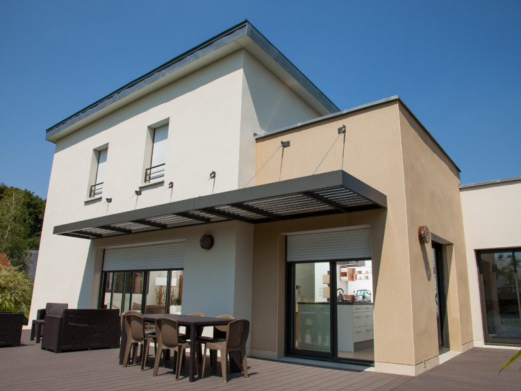 Baie vitrée aluminium - Menuiserie Bouvet Baie vitrée aluminium - Menuiserie Bouvet